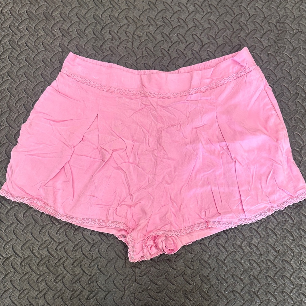 BCBGeneration Pink High Waist Shorts